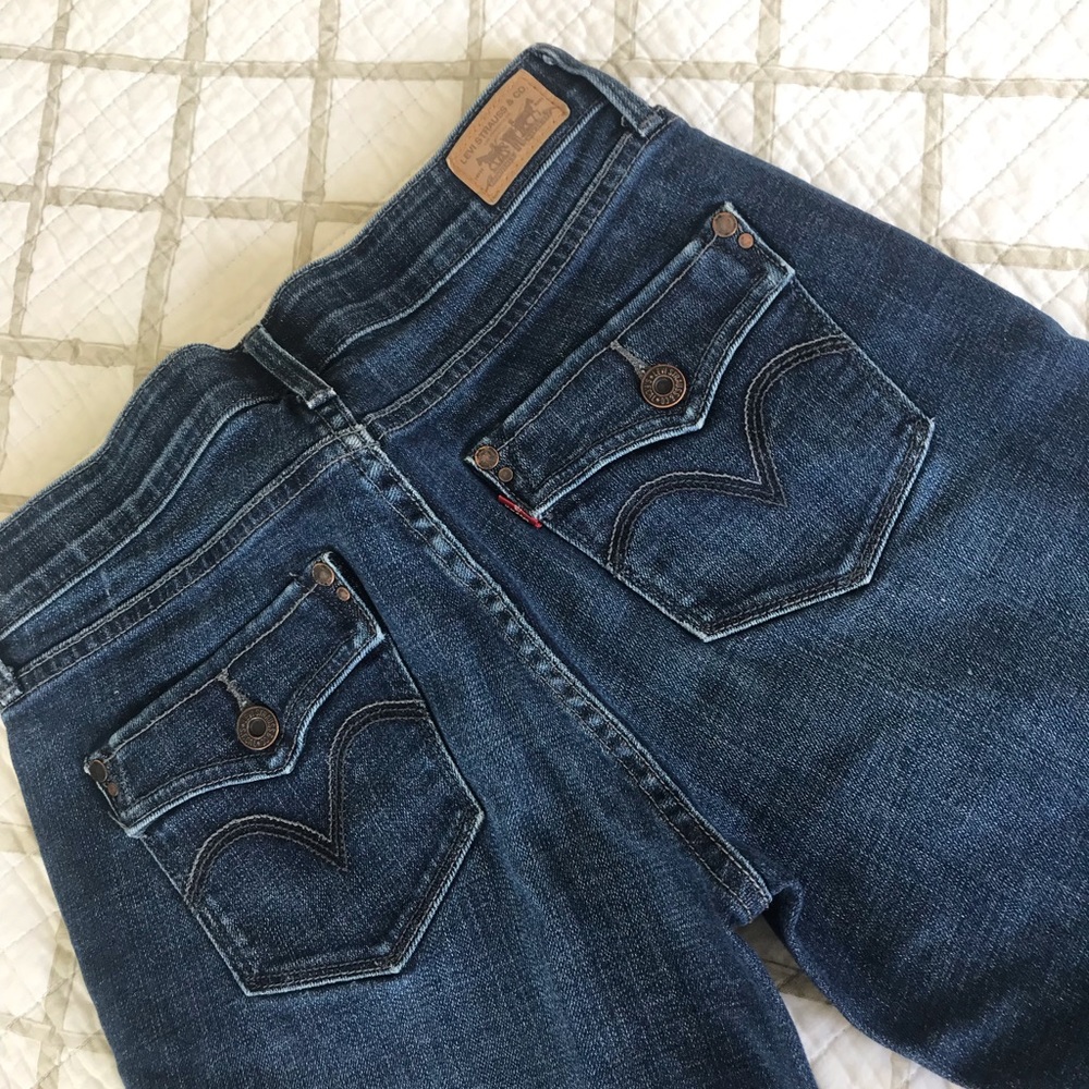 levis 525 capri perfect waist